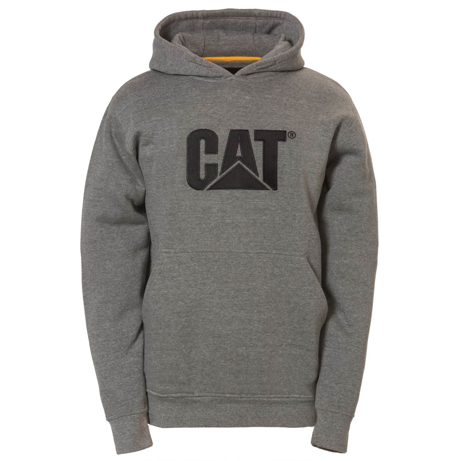 Caterpillar Men's Trademark Hooded Sweatshirts Grey CAT-92135